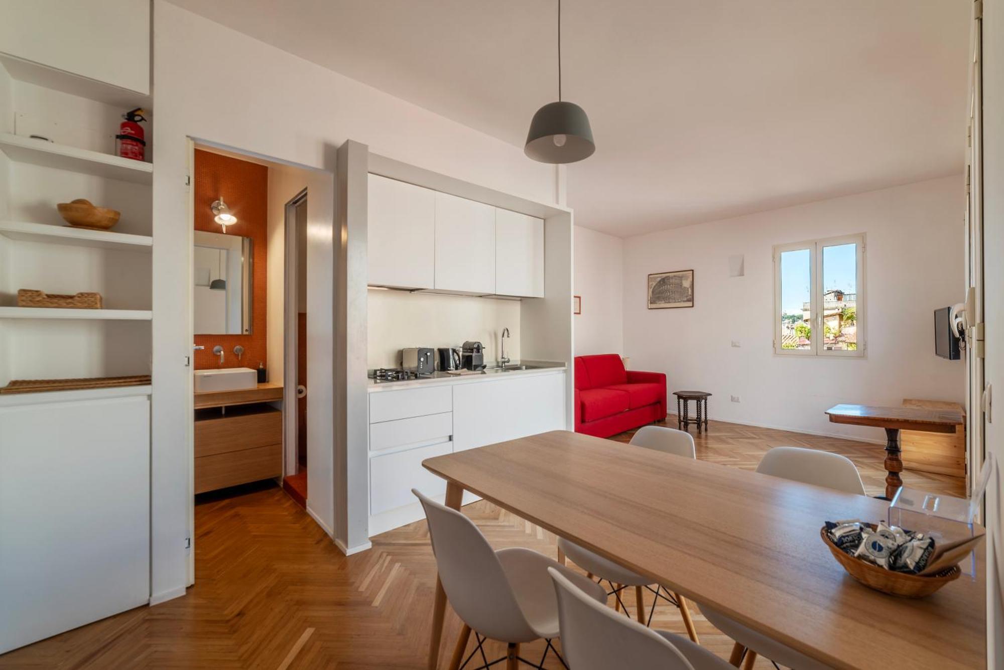 Apartment With Terrace In Via Del Pellegrino - Fromhometorome Luaran gambar